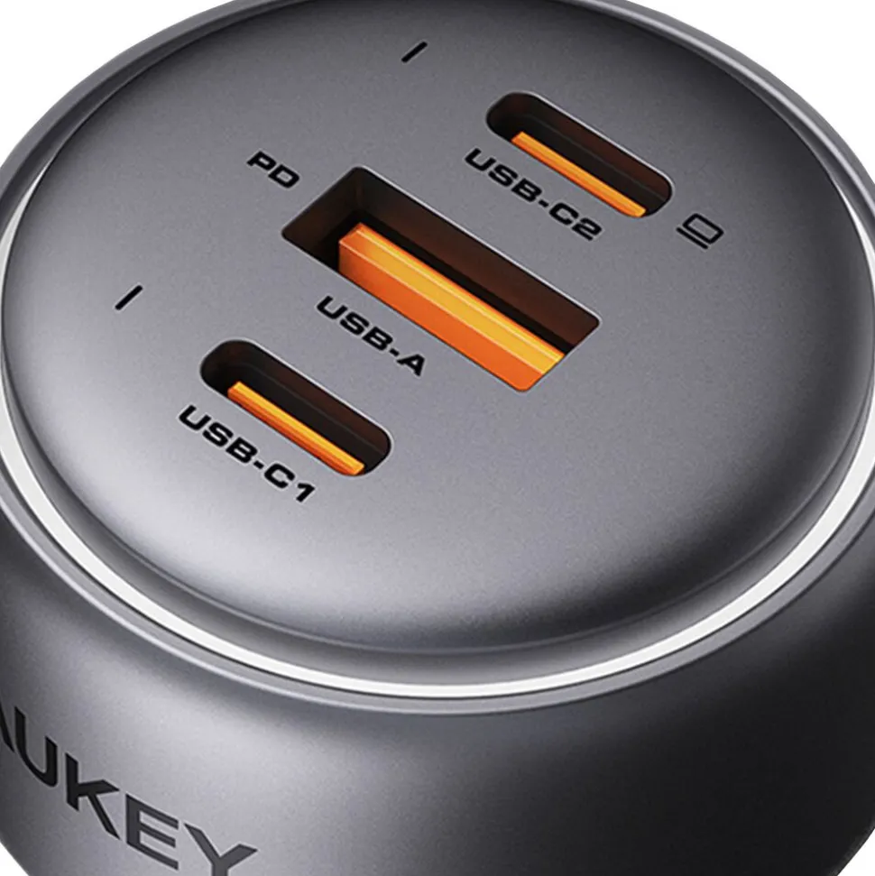 Ładowarka samochodowa Aukey CC-P3, 100 W, do gniazda zapalniczki