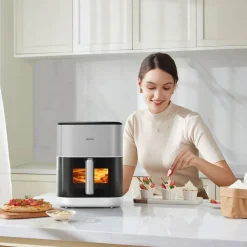 Air Fryer Frytkownica beztłuszczowa z okienkiem Mova AeroChef FD10 Pro, 1800 W, 6 l, biała