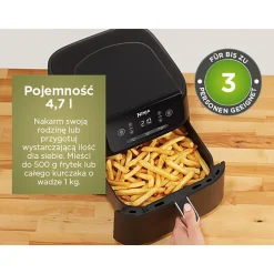 Air Fryer Frytkownica beztłuszczowa Ninja AF110EU, 1750 W, 4,7 l, grafitowa