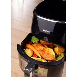 Air Fryer Frytkownica beztłuszczowa z okienkiem Hoffen, 1550 W, 5 l, czarna
