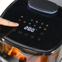 Air Fryer Frytkownica beztłuszczowa z okienkiem Prime3 SAF51, 1500 W, 6 l, czarna