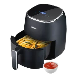 Air Fryer Frytkownica beztłuszczowa Hoffen, 1500 W, 5 l, czarna matowa