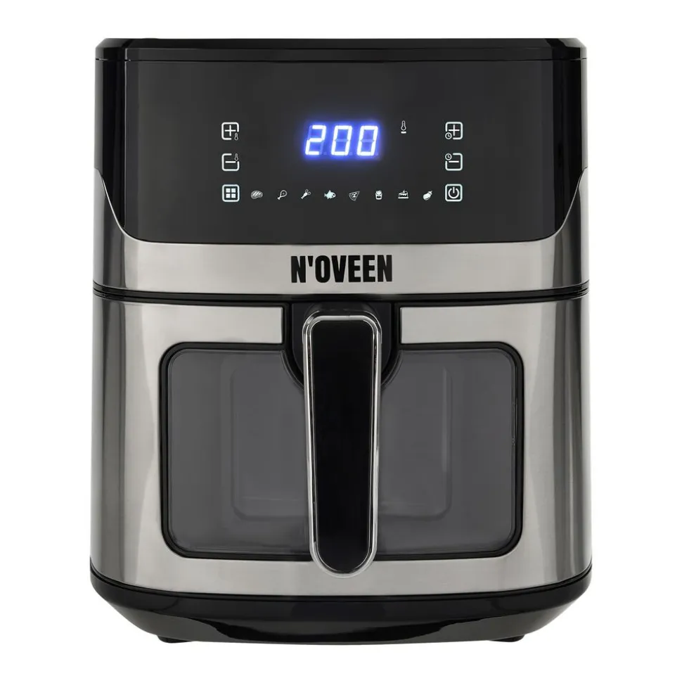 Air Fryer Frytkownica beztłuszczowa z okienkiem Noveen AF560, 1600 W, 6,5 l, czarny