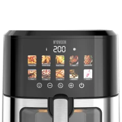 Air Fryer Frytkownica beztłuszczowa z okienkiem Noveen AF780 X-Line, 1700 W, 6,5 l, czarna