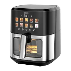 Air Fryer Frytkownica beztłuszczowa z okienkiem Noveen AF780 X-Line, 1700 W, 6,5 l, czarna