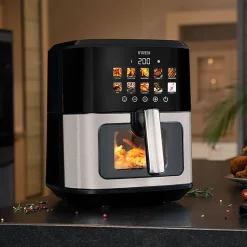 Air Fryer Frytkownica beztłuszczowa z okienkiem Noveen AF780 X-Line, 1700 W, 6,5 l, czarna