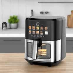 Air Fryer Frytkownica beztłuszczowa z okienkiem Noveen AF780 X-Line, 1700 W, 6,5 l, czarna