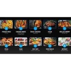 Air Fryer Frytkownica beztłuszczowa z okienkiem Noveen AF780 X-Line, 1700 W, 6,5 l, czarna