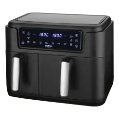 Air Fryer Frytkownica dwukomorowa Hoffen Expert, 2400 W, 3,5 l i 6 l, czarna