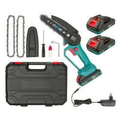 Akumulatorowa piła łańcuchowa NeviQ L04302 6”, 20 V, 2 x akumulator, ładowarka