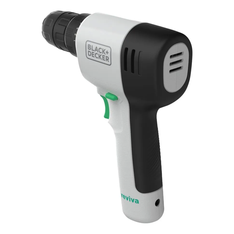 Akumulatorowa wiertarko-wkrętartka Black+Decker Reviva, 12 V