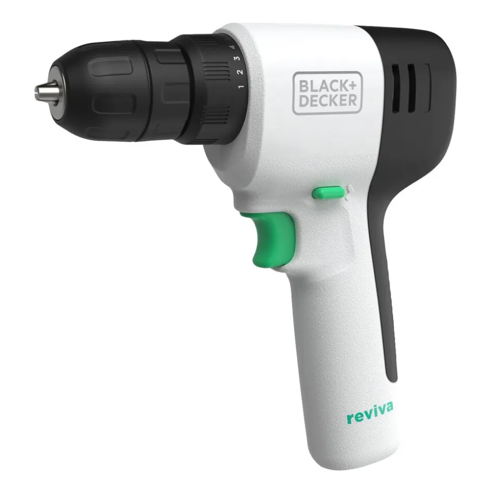 Akumulatorowa wiertarko-wkrętartka Black+Decker Reviva, 12 V
