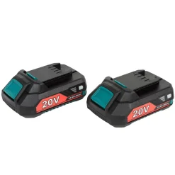 Akumulatorowa wiertarko-wkrętarka NAC, 20 V, 2 x akumulator 2 Ah, z akcesoriami i walizką