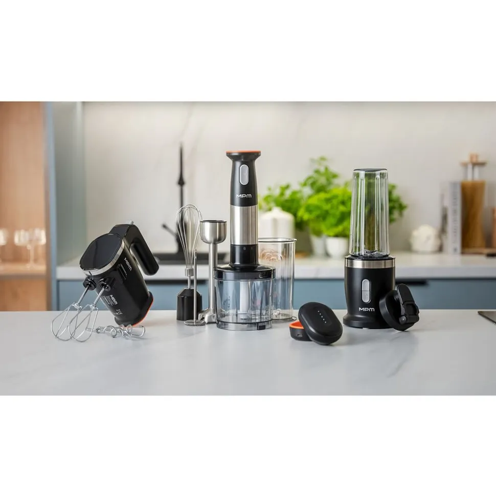 Akumulatorowy blender fitness MPM GoFree CMBL-02, czarny