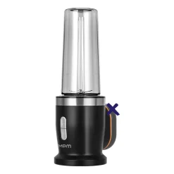 Akumulatorowy blender fitness MPM GoFree CMBL-02, czarny