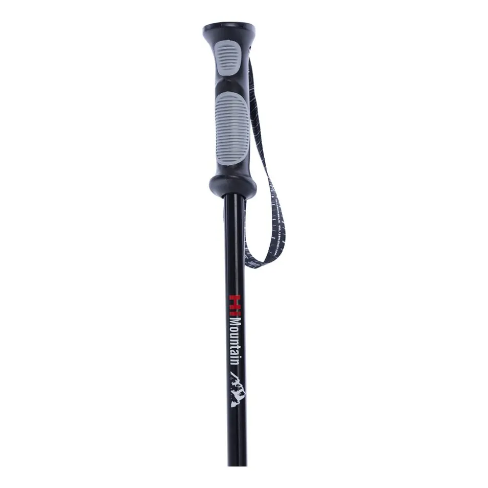 Aluminiowe kije trekkingowe HiMountain, 66-135 cm, czarno-szare
