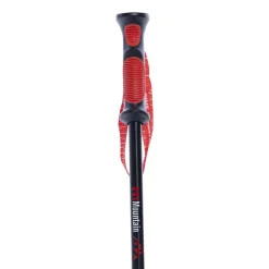Aluminiowe kije trekkingowe HiMountain, 66-135 cm, czarno-czerwone