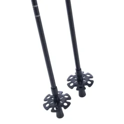 Aluminiowe kije trekkingowe HiMountain, 66-135 cm, czarno-czerwone
