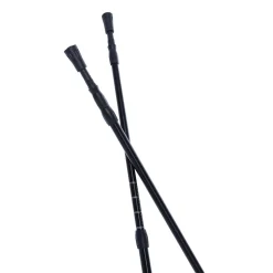 Aluminiowe kije trekkingowe HiMountain, 66-135 cm, czarno-czerwone