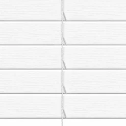 Żaluzja drewnopodobna Decoteam, 80 x 140 cm, biała tłoczona