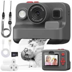 Aparat natychmiastowy dla dzieci Leting M5, z drukarką, czarny