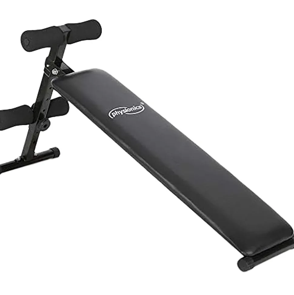 Ławeczka treningowa Physionics, czarna