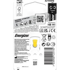 Baterie do aparatów słuchowych Energizer, 8 szt., rozmiar 10