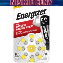 Baterie do aparatów słuchowych Energizer, 8 szt., rozmiar 10