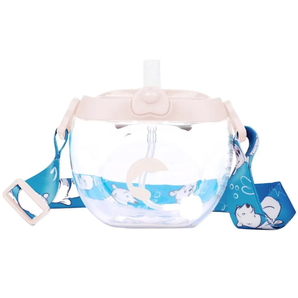Bidon dziecięcy Kidnort Baer, 300 ml, beżowy