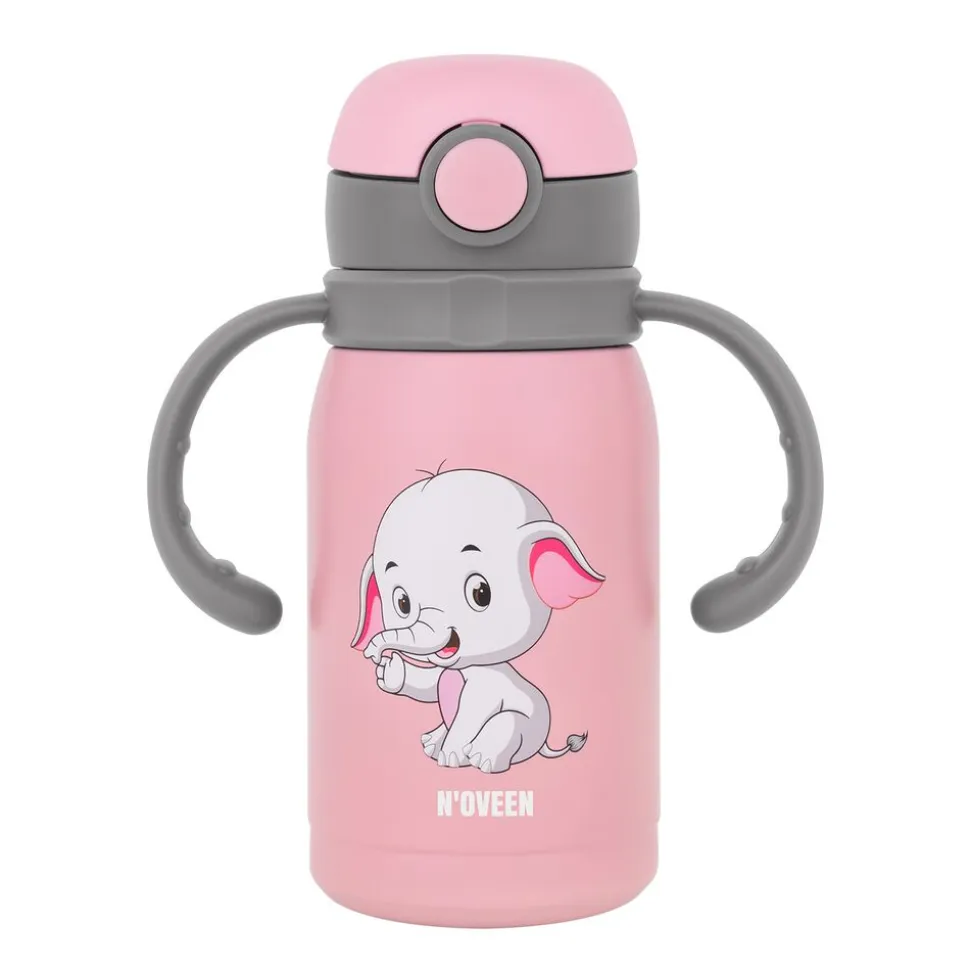 Bidon NOVEEN TB566 Pink Solid 300 ml, różowy