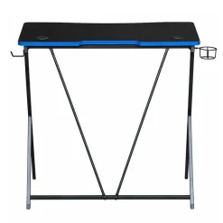 Biurko gamingowe Vilandy Gamer, 80 x 50 x 75 cm, czarne