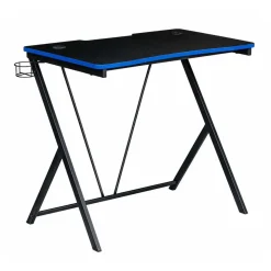 Biurko gamingowe Vilandy Gamer, 80 x 50 x 75 cm, czarne