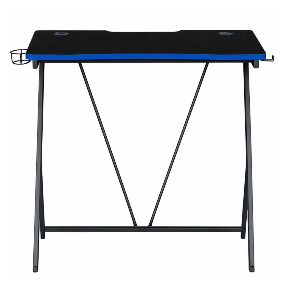 Biurko gamingowe Vilandy Gamer, 80 x 50 x 75 cm, czarne