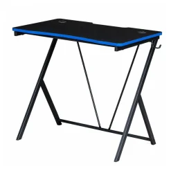 Biurko gamingowe Vilandy Gamer, 80 x 50 x 75 cm, czarne