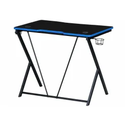 Biurko gamingowe Vilandy Gamer, 80 x 50 x 75 cm, czarne