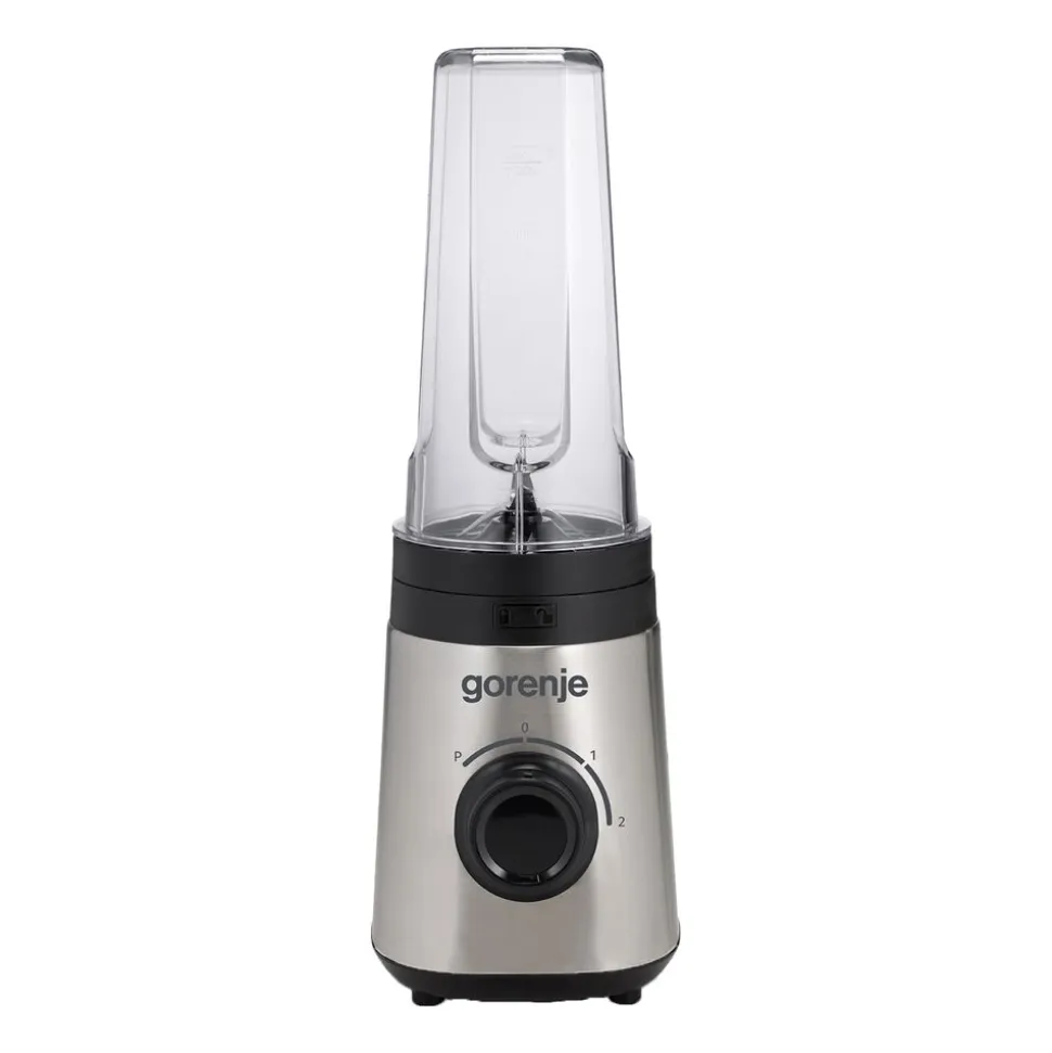 Blender fitness Gorenje BSM600E, 320 W, bidon 600 ml, srebrny