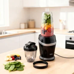 Blender fitness Hoffen, 1000 W, 300 ml i 700 ml, czarny