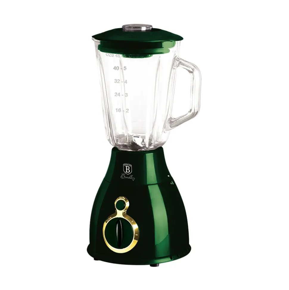 Blender kielichowy Berlingerhaus Emerald, 600 W, 1,5 l, kielich z podziałką