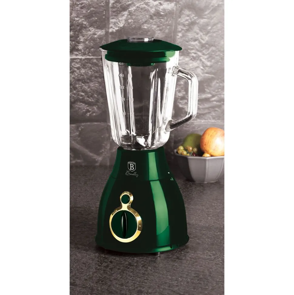 Blender kielichowy Berlingerhaus Emerald, 600 W, 1,5 l, kielich z podziałką