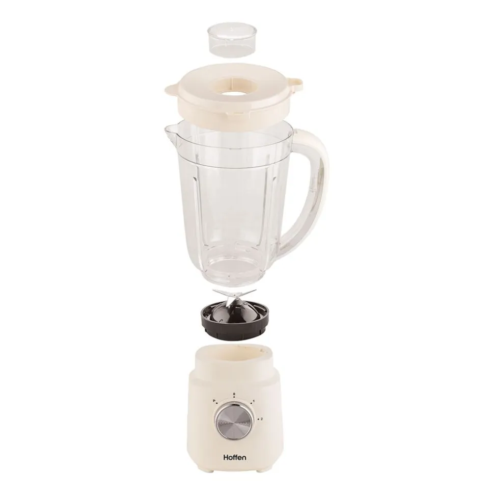 Blender kielichowy Hoffen, 600 W, 1,5 l, beżowy