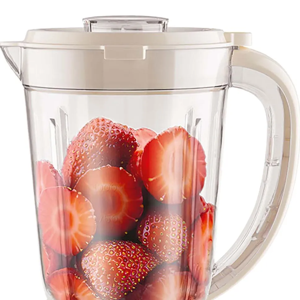 Blender kielichowy Hoffen, 600 W, 1,5 l, beżowy