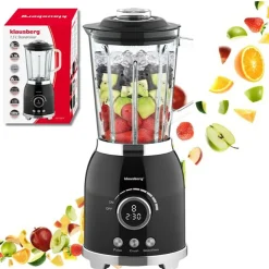 Blender kielichowy Klausberg, 600 W, 1,5 l, czarny