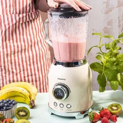 Blender kielichowy Klausberg, 600 W, 1,5 l, beżowy