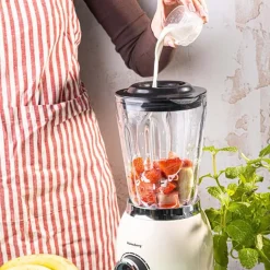 Blender kielichowy Klausberg, 600 W, 1,5 l, beżowy