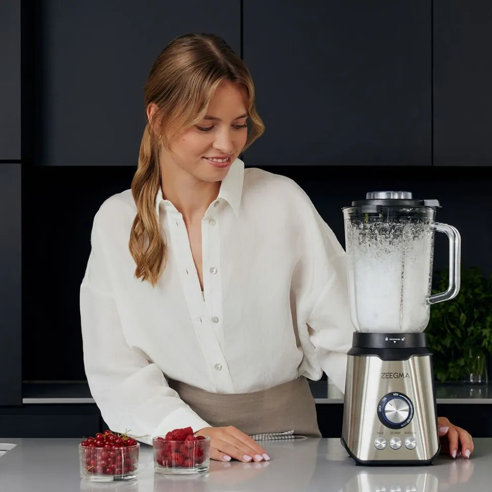 Blender kielichowy Zeegma Grand Vitamine, 800-1600 W, 1,75 l, stal szczotkowana