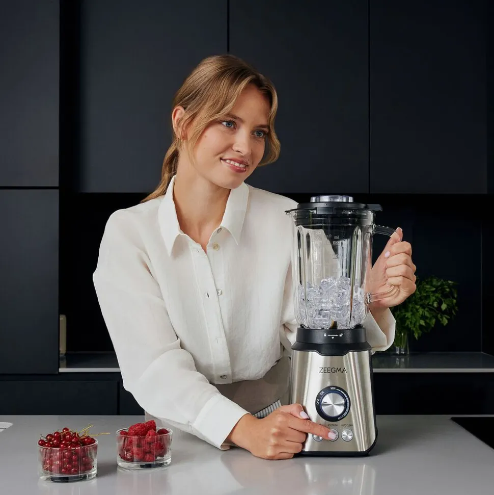 Blender kielichowy Zeegma Grand Vitamine, 800-1600 W, 1,75 l, stal szczotkowana