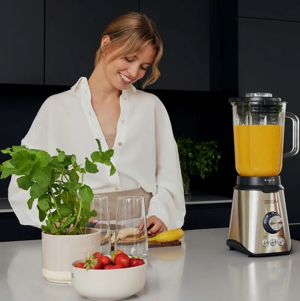 Blender kielichowy Zeegma Grand Vitamine, 800-1600 W, 1,75 l, stal szczotkowana