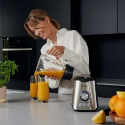 Blender kielichowy Zeegma Grand Vitamine, 800-1600 W, 1,75 l, stal szczotkowana