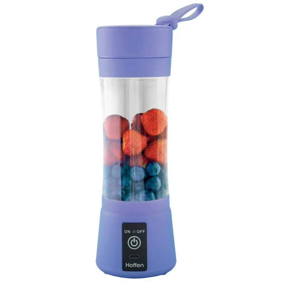 Blender przenośny Hoffen, 65 W, niebieski