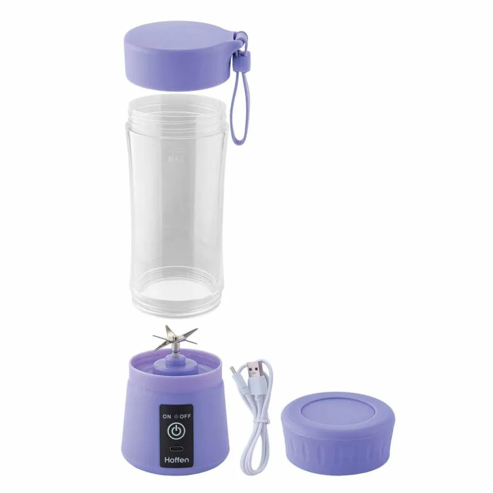 Blender przenośny Hoffen, 65 W, niebieski